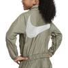 Nike Lockere Jacke mit Logoprint und Stehkragen mit Reißverschluss Langarm Kinder Oberteile Olive FN8656-222