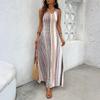 Women's Dress Casual Flowy Dresses R-neck Vocation Boho Beach Sundress
