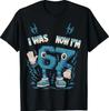 Kids Meme 67 I was 6 Now I'm 7 Years Old Birthday Brainrot T-Shirt