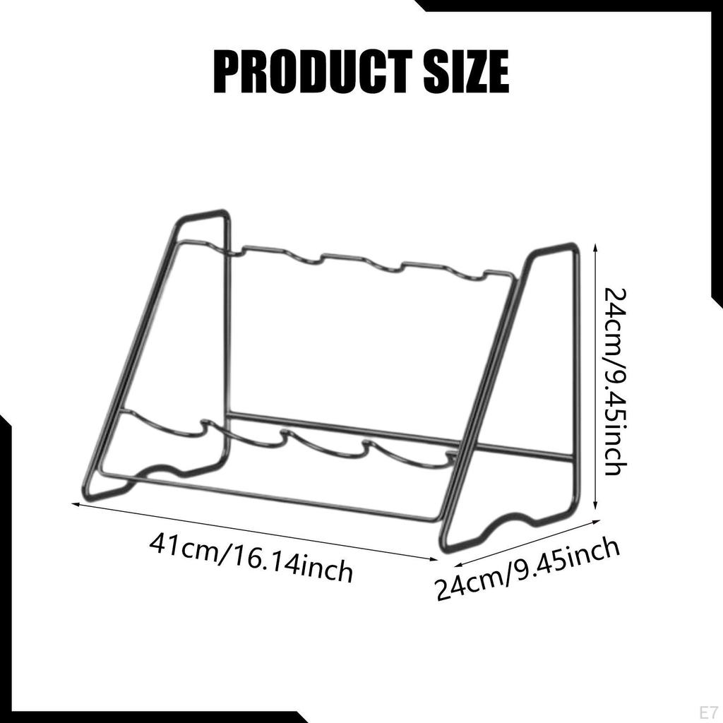 Bottle Display Shelf Holder Stand for Collector Dining Room Bar Restaurant Basement