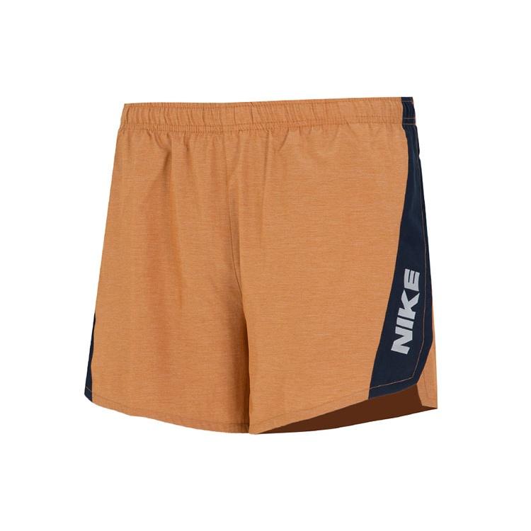 Men s Nike Logo Alphabet Printing Elastic Waistband Straight Shorts Yellow DM4802-241 S