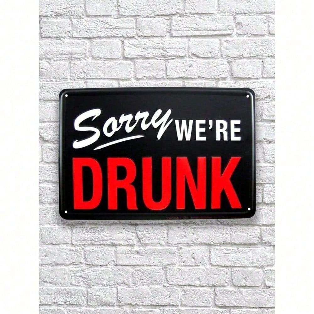 

Vintage Tin Metal Sign Wall Art Plaque 8x12 Waterproof Dustproof Home Bar Cafe Decor 20x30cm разноцветный