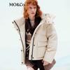 MO&Co. Women's Detachable Hood Waterproof Goose Down Jacket MBE4EIN053