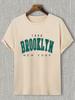 City Cotton Print New York T-shirt Brooklyn T Shirt Los Angeles T-shirts California Tshirts Los Angeles Cothing Chicago Tee Tops