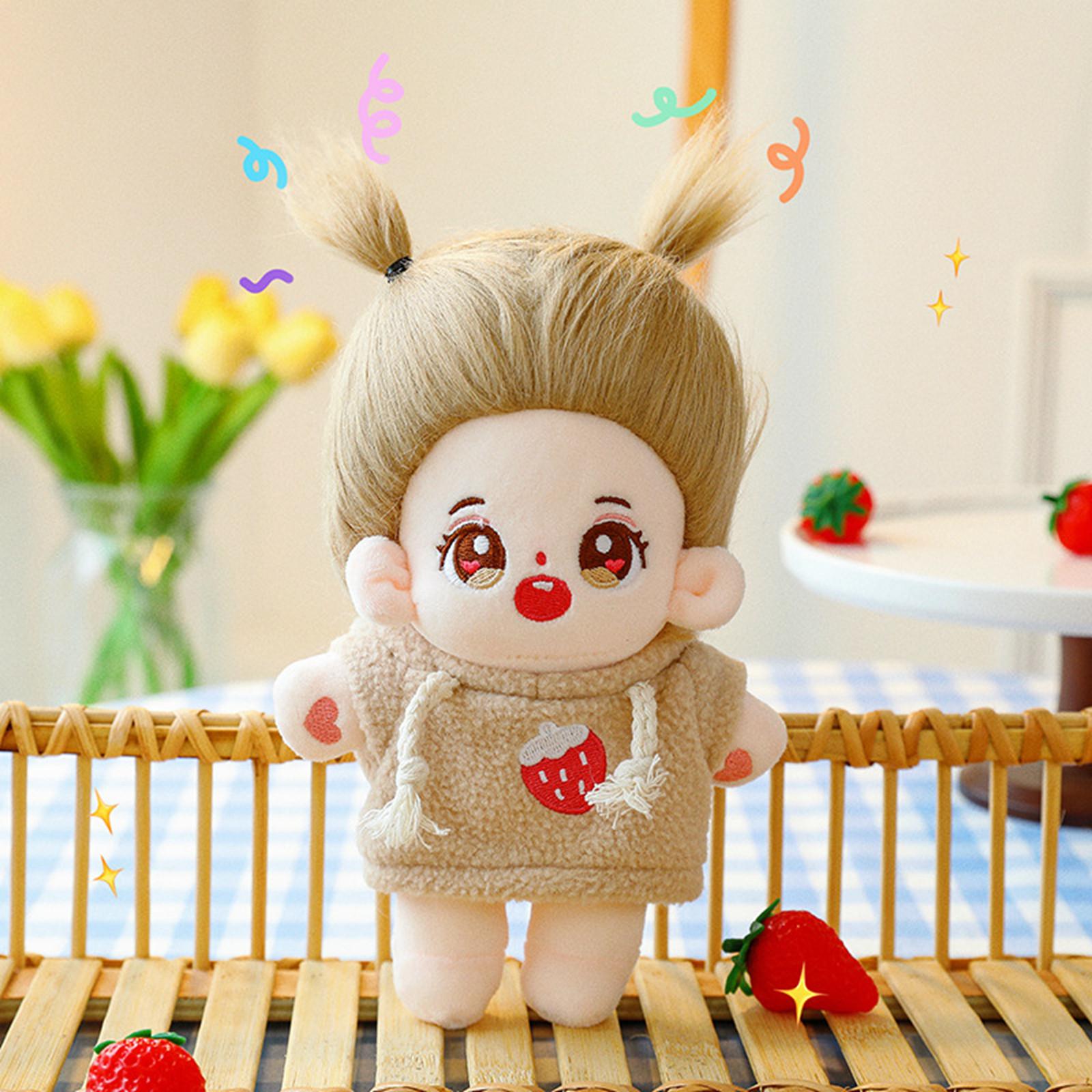 

Милая хлопковая кукла, плюшевая игрушка, детский подарок на день рождения, подушка, кукла One Size коричневый