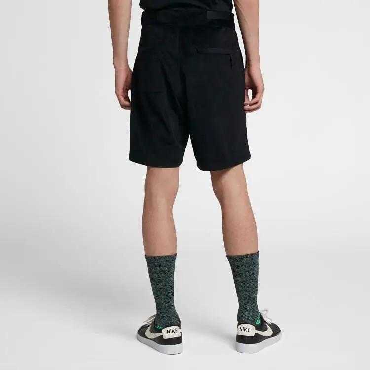 Nike Solid Color Straight Leg Comfortable Cargo Shorts Men shorts Black BQ8752-010