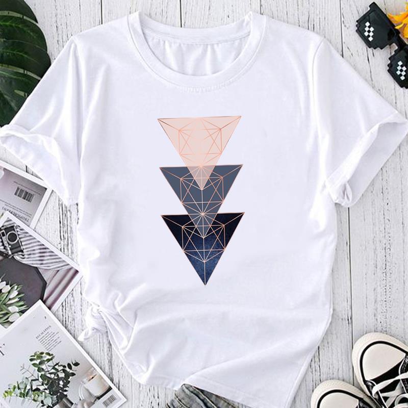 Mingxin cross-border supply chain loose large-size T-shirt round neck short-sleeved women's tide brand European and