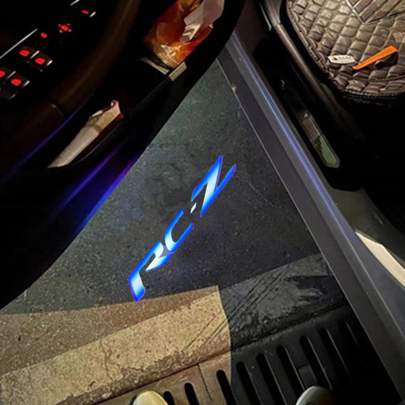 2Pcs For Peugeot RCZ 20112012 2013 2014 Car Accessories LED Projector Courtesy Logo Lamp Auto Door Ghost Shadow Lights u3