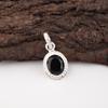Black Onyx 925 Solid Sterling Silver Pendant, Handmade Gemstone Jewelry Pendant For Memorial Day