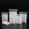 Stobag clear resealable small zipper bag assorted sizes with free colorful waterproof labels gift packaging bags for sweets