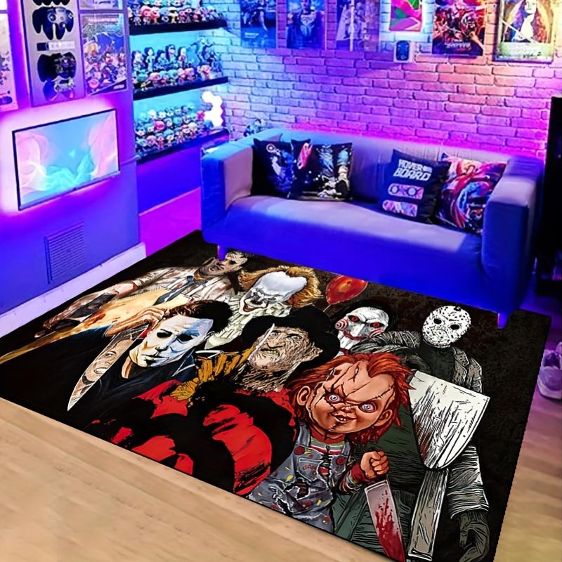 New Halloween Carpet Horror Figure Pattern Rug Decoration Living Room Bedroom Outdoor Terrace Garden Home Rooms Beautiful Mat