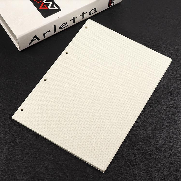 A4 B5 A5 A6 A7 Grid Loose Leaf Notebook Refill Spiral Binder Inner Page Grid Diary Agenda Planner Paper Cover School Stationery