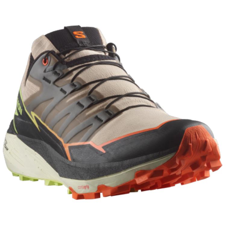 Salomon Thundercross Safari Men Sneakers Tan Red-Orange Sharp-Green L47688400