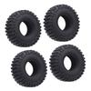 RC Crawler Universal Wheel Hub Set Plastic RC Tire and Hub Set for Axial SCX24 1/24 1/18