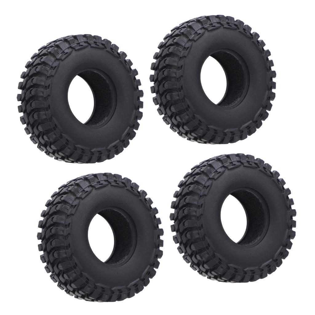 RC Crawler Universal Wheel Hub Set Plastic RC Tire and Hub Set for Axial SCX24 1/24 1/18