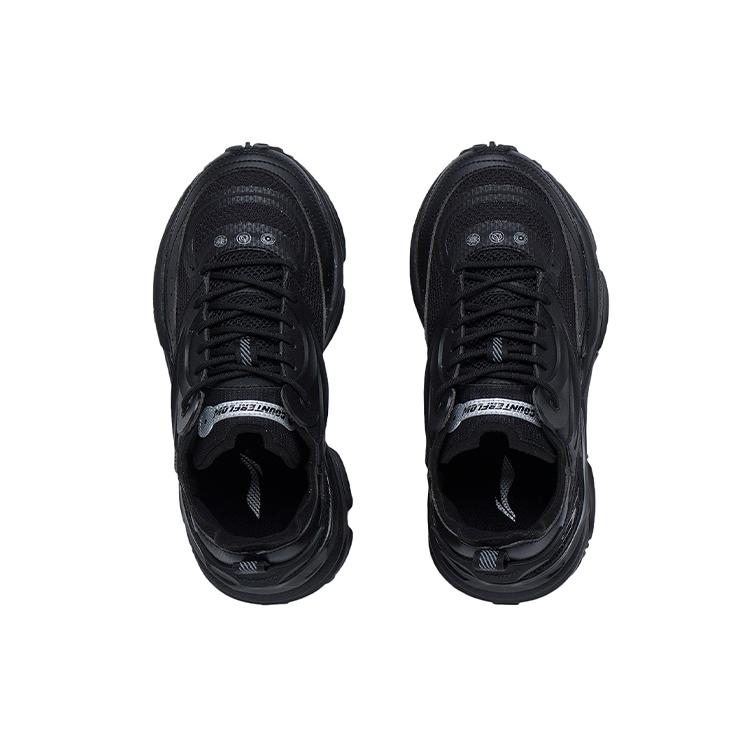 New LINING CF Tracing Casual Shoes Women's Low Top Black AGLS148-3