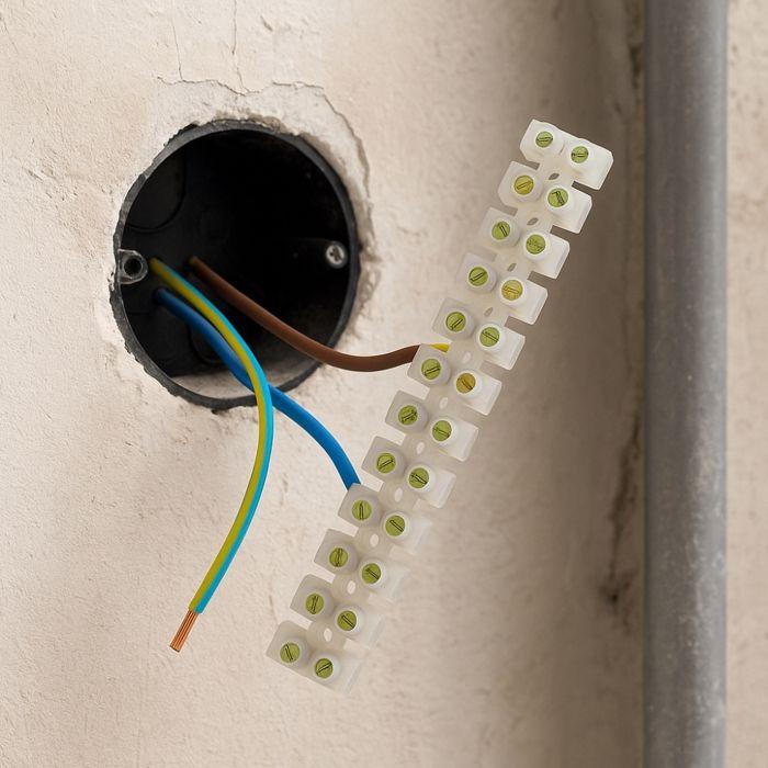 Elektrické svorkovnice - BOXELEC - Lišta 12 svorek - 6 mm - 380V - 6A - Izolační plast