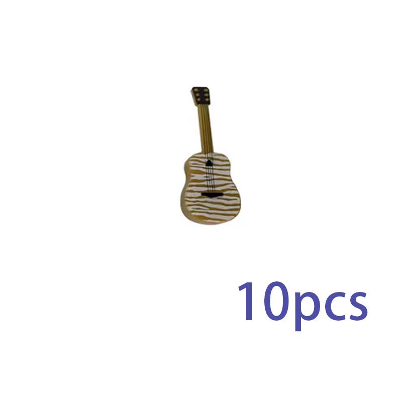 City Building Blocks Accessories Cup Plate Backpack Basket Barrel Candlestick Hammer Wrench Key Guitar Creative Brick Toy Gift