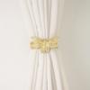 Luxury Bee Curtain Straps Clips Metal Curtain Holdbacks Spring-Loaded Curtain Tieback  Dining Room