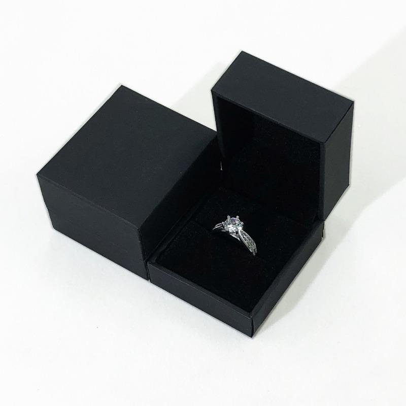 2pcs Black, Flip Up Jewelry Box, Fashion Accessory Box, Ring Box, Pendant Box, Paired Ring Box, Flip Up Men's Cufflink Gift Box