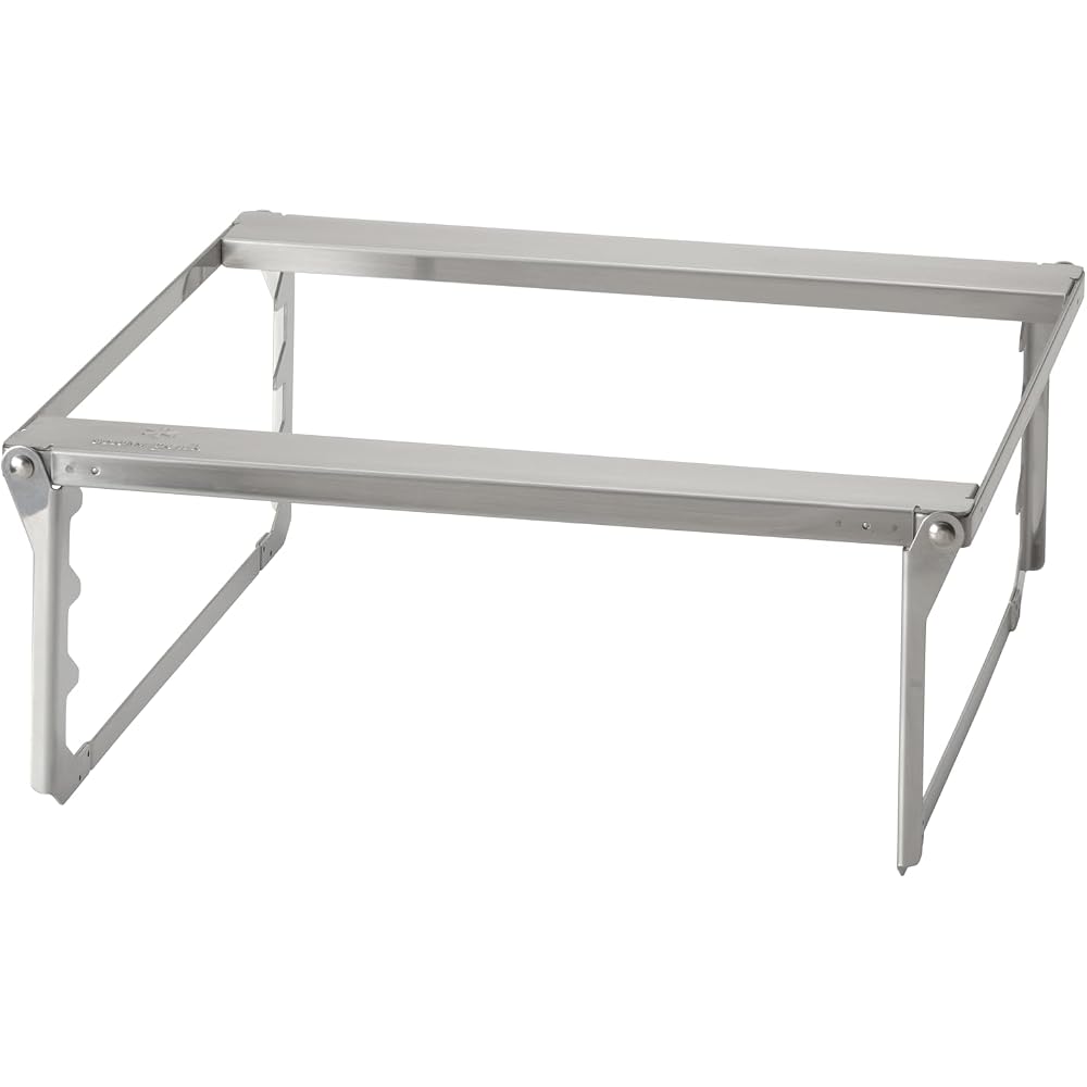 Snow Peak Grill Bridge L ST-032GBR for Fire Pit, Durable Steel Construction, Portable Design