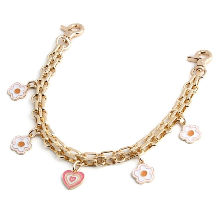 Unika Blomster Jordgubbsdesigner Kedjedekoration Väskprydnad För Väskor eller Handväska Erbjuder Hållbarhet Och Mode