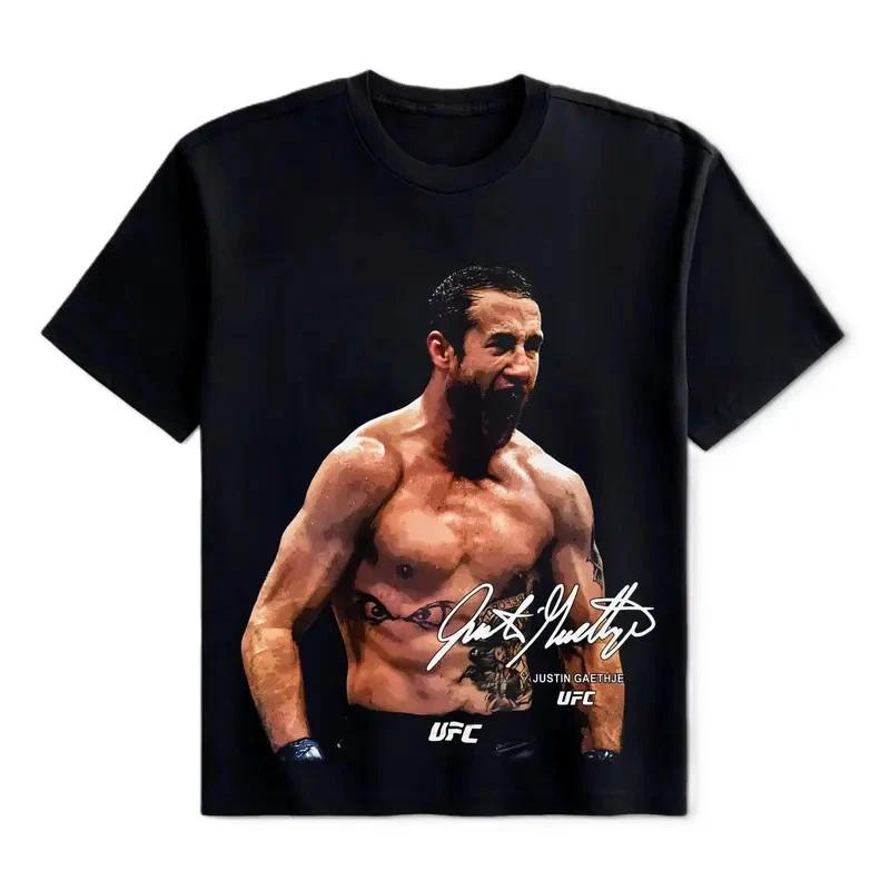 Justin Gaethje UFC Fighters Tee, UFC Fighters T Shirt, Graphic T-Shirt XS