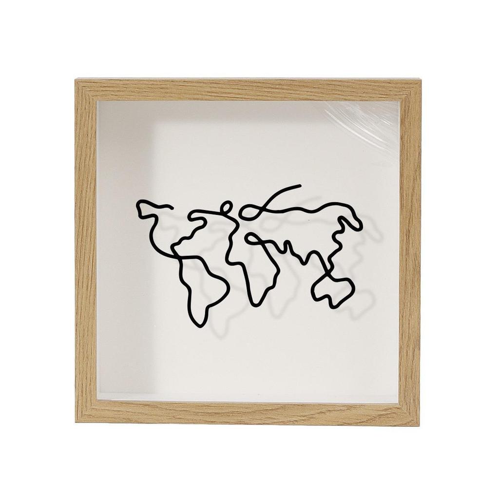 Grenzüberschreitende Abenteuer-Souvenirbox: Aufbewahrungsbox, Postkartenhalter, Spardose, Kartenbox, Bilderrahmen.