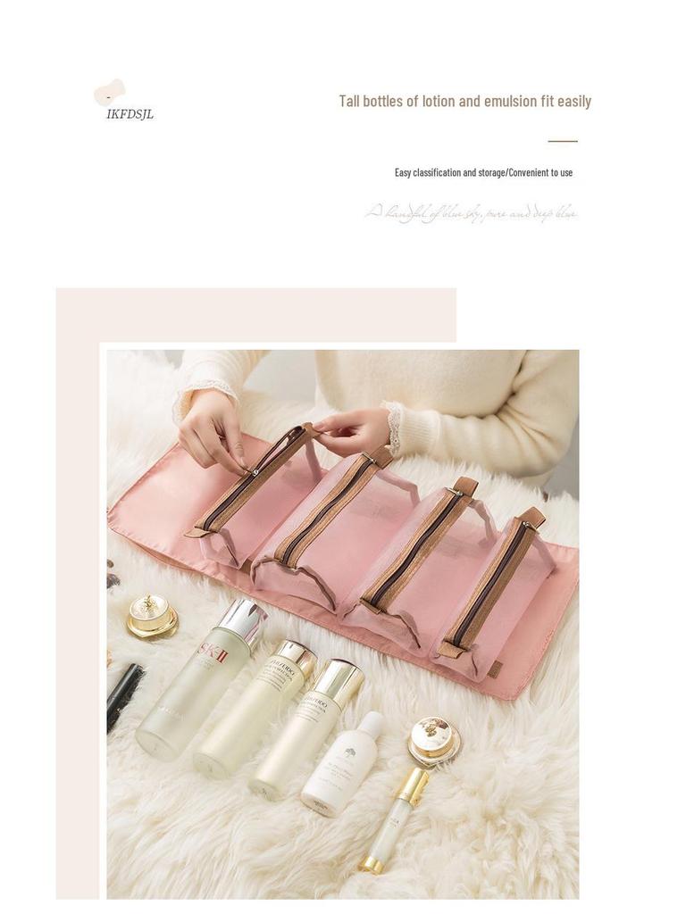 New Detachable 4-in-1 Waterproof Makeup and Toiletry Organizer