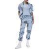 Jordan Alphabet Logo Crew Neck Casual Short Sleeve T-Shirt Women Tops Blue FQ3241-436