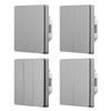 Tuya Smart Zigbee Wall Light Switch  CE RoHS 1/2/3/4 Gang EU Smart Home Automation  Push Button Light Smart Switch