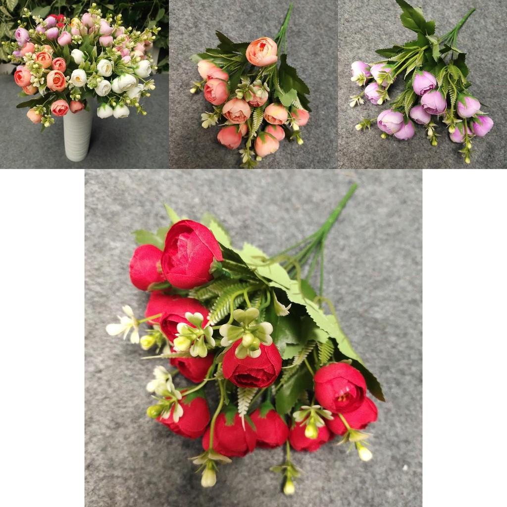 Floral Camellia Arrangement Decor Silk Flowers Weddings Photography Props