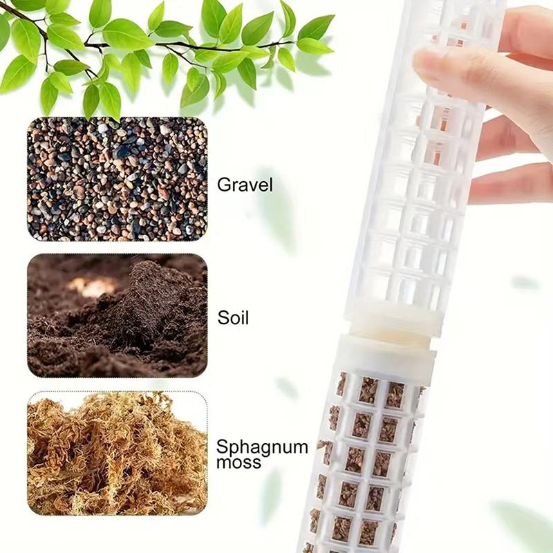 2/4/6Pcs Plastic Moss Poles Plant Stakes Indoor Plants Moss Poles Monstera Plants Water Moss Poles Gift