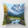 Home Living Room Decoration Cushion Covers Vintage Oil Painting Style Throw Pillow Cover4545 Pillowcase 40x40cm 50x50 45x45