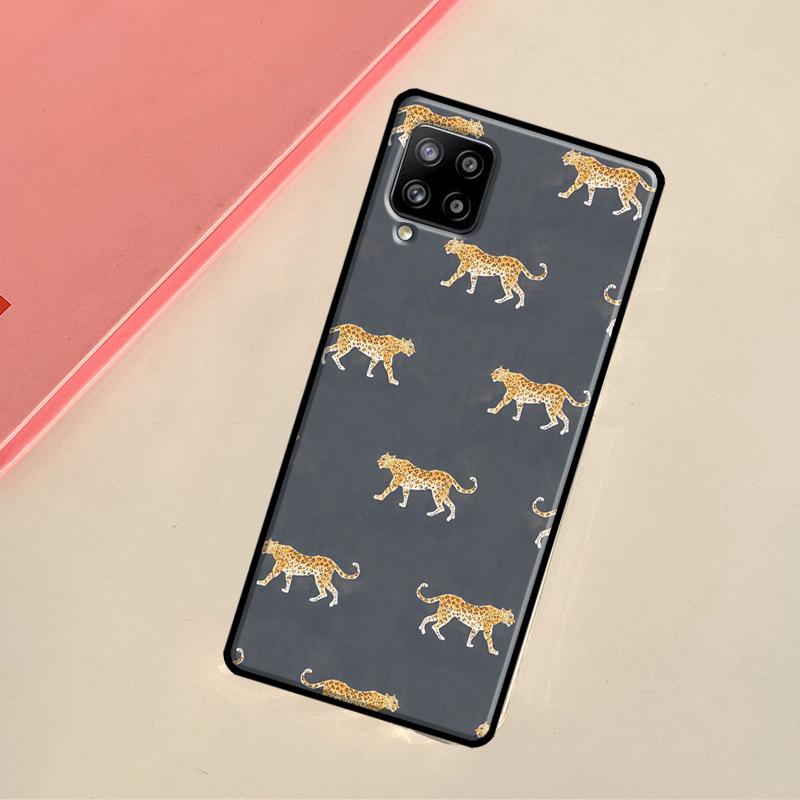 Tigers Cheetah Print Case For Samsung Galaxy A33 A22 A32 A52 A15 A16 A05 A26 A36 A56 A53 A13 A34 A54 A14 A35 A55
