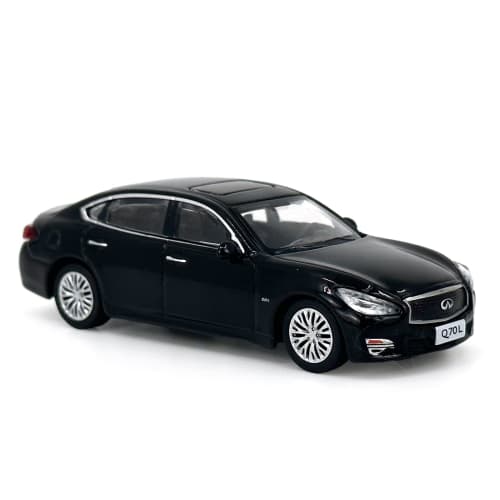 Paudi Model 1/64 Infiniti Q70L Model Car, Black, for Collection