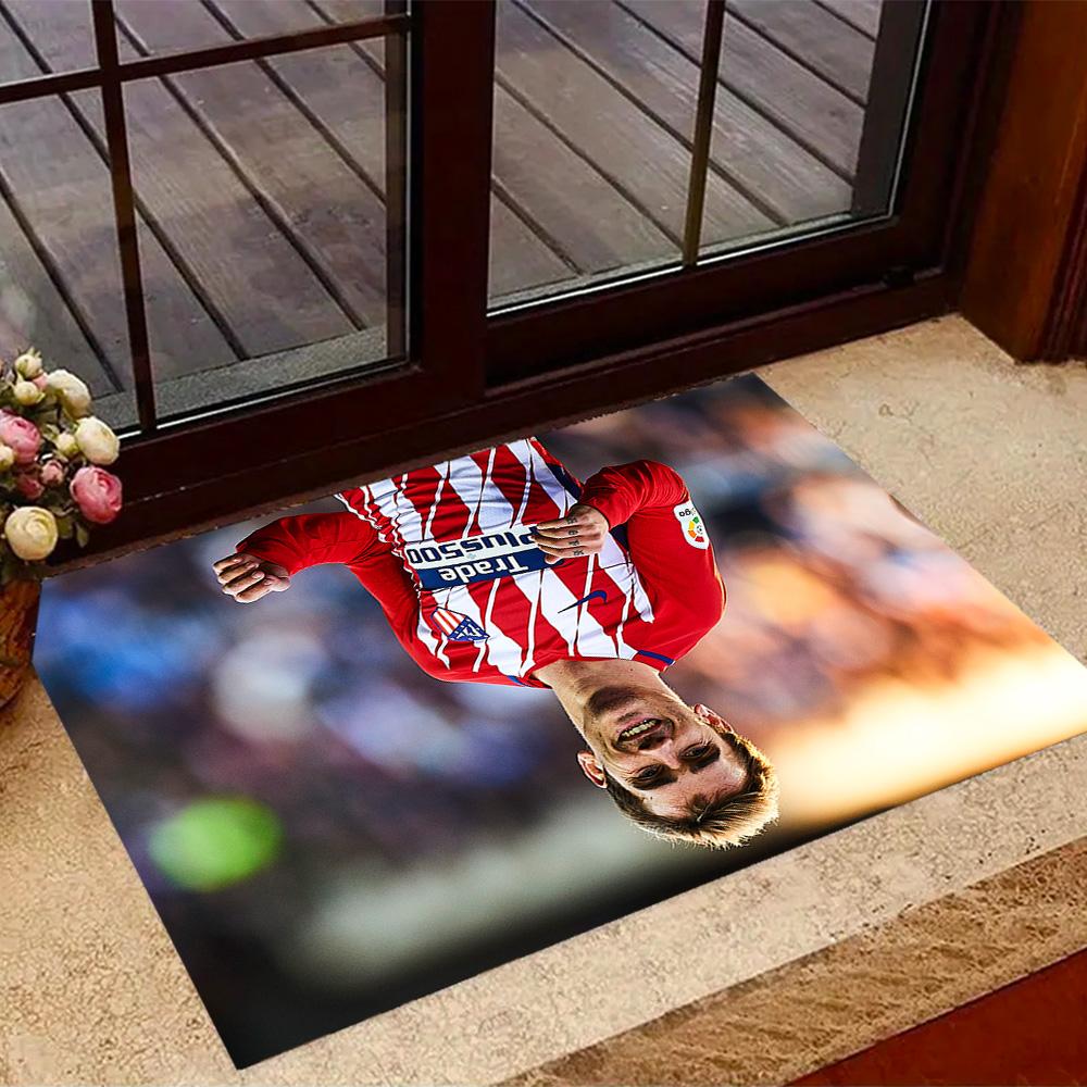 Atletico Madrid Player Carpet Suitable for Decorate room Dining Room Dormitory Game Room Antislip Carpet Office home decor