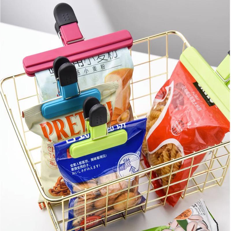 1/3Pcs Portable Large Chip Bag Clips Plastic Assorted Sizes Food Snack Seal Sealing Clip Sealer Clamp Kitchen Storage Accessorie