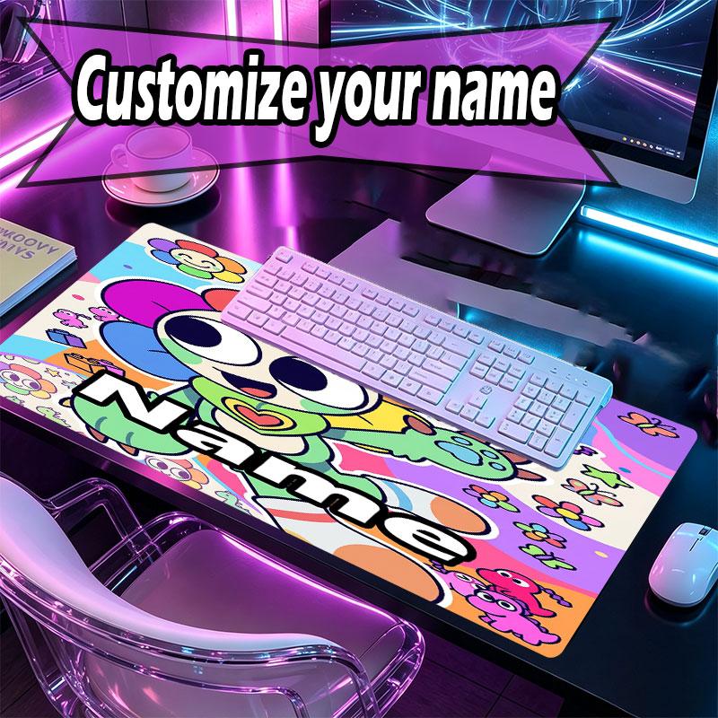 Kişiye Özel İsimli Dandy'nin Dünya Desenli Mouse Pad, Dizüstü Bilgisayar Masa Matı, Ev İçin Dekoratif Masa Matı Klavye Altlığı Hediye
