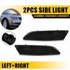 Smoked Front Bumper Side Marker Reflector Light For 2004-08 Chrysler Crossfire A