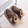 Warm Fleece Lined Low Top Casual Unisex Kids Sneakers For Toddlers