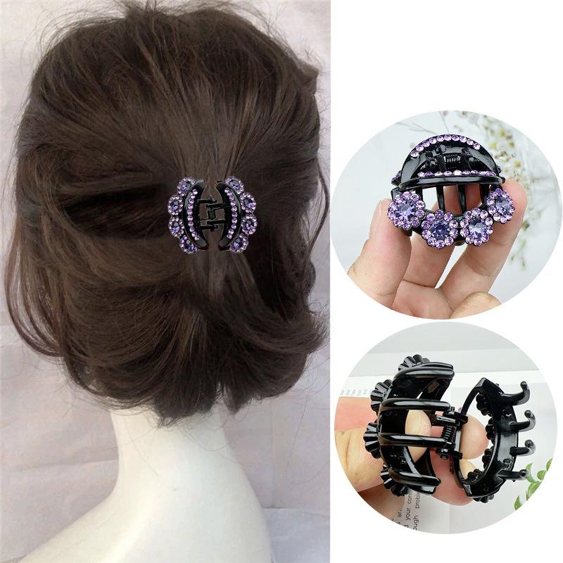 Vintage  Flower Hair Claws Women   Hairpins Clamps Crab Ponytail Barrette Girls Hair Accessories