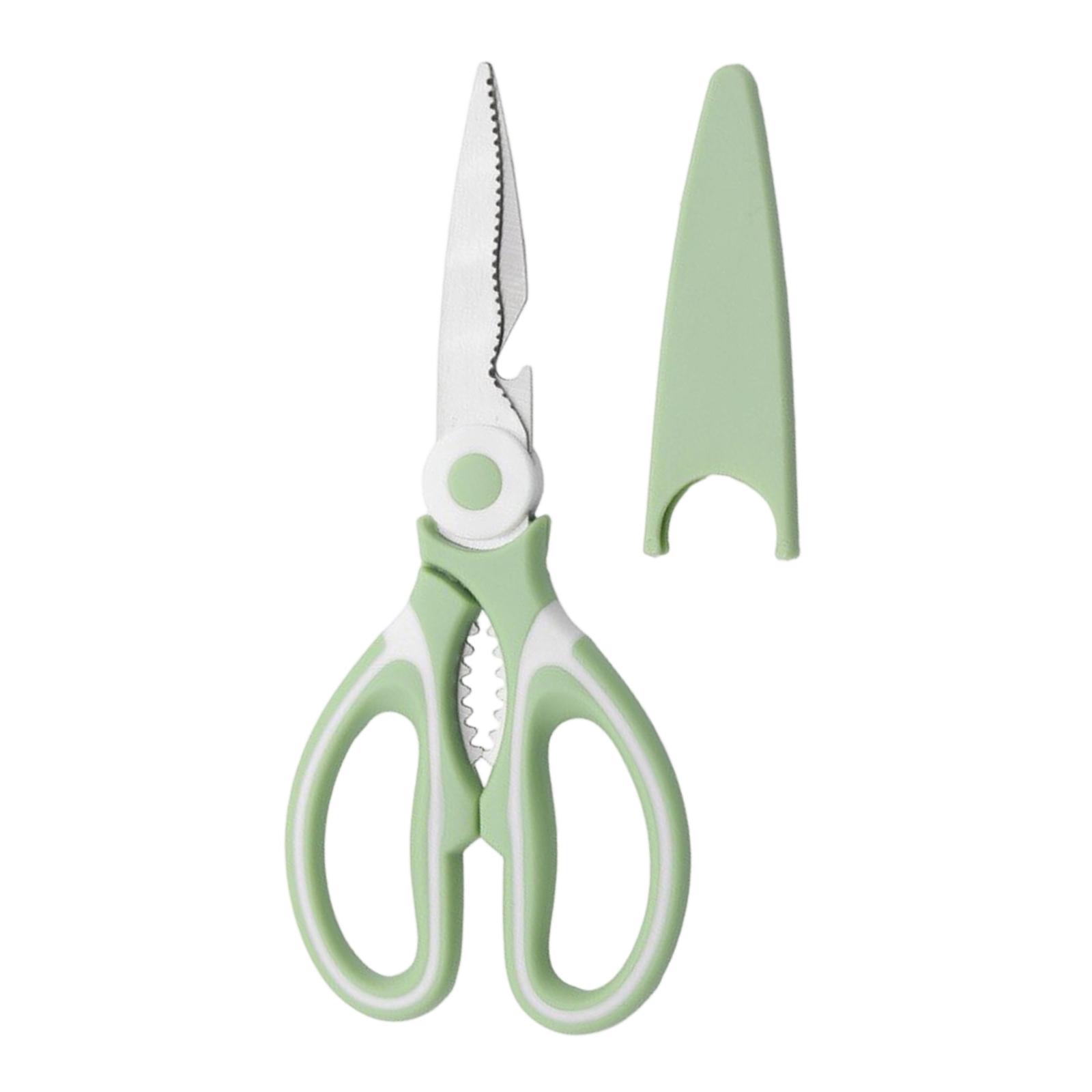 Multipurpose Stainless Kitchen Shears for Cutting Chicken, Bones, Food and Barbecue One Size