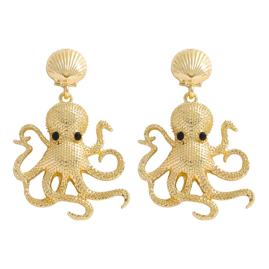 2026 Design Nou Modă Email Crabi Cercei Candelabru Pentru Femei Vacanță de Vară Plajă Bijuterii Animale Marine Accesorii Drăguțe Și Distractive