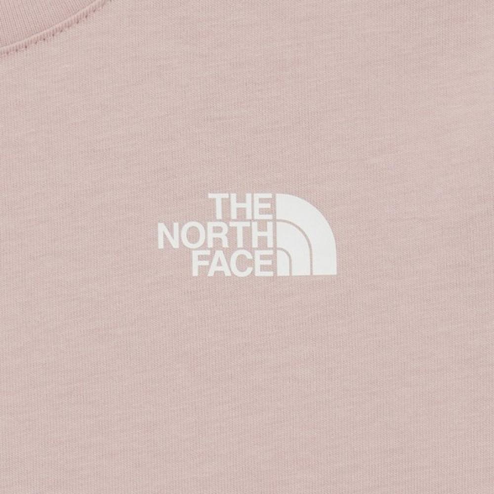 The North Face Women S Cotton baSic Short Sleeve Tee grayiSh Pink nt7uS30d