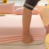 1 PCS Bedding Cotton Fitted Sheet With Elastic Bands High Quality Color Mattress Covers For Single Double King Queen Bed Linen Bedcloth Bedcover