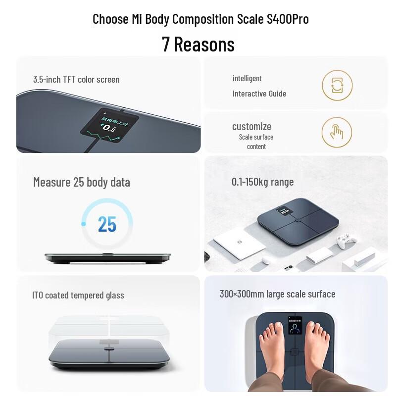 Mijia Xiaomi Smart Body Fat Scale S400 Pro (CN version)