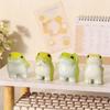 6pcs Cute Small Charms Resin Charms Handmade DIY Animal Pendant Funny Miniature Frog Figurines Jewelry Making