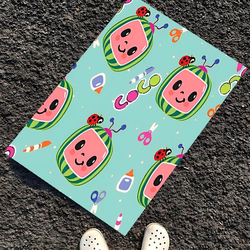 Cocomelon Printed Carpet, Rug for Office Chair Living Room Bedroom Kitchen Room Decor Gifts.