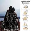 1ks Sons of Anarchydeka Měkký flanel, Útulný Polyester pro všechna roční období, Perfektní pro domov, kancelář